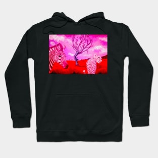 Guepardo Rosa Redux Hoodie